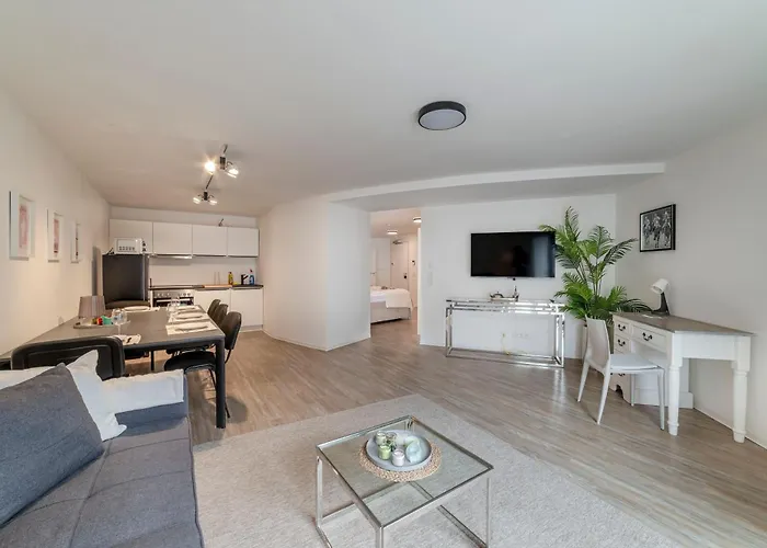 Appartement Bunker Retreat-messe Essen-self Check-in-5p-dus-wifi